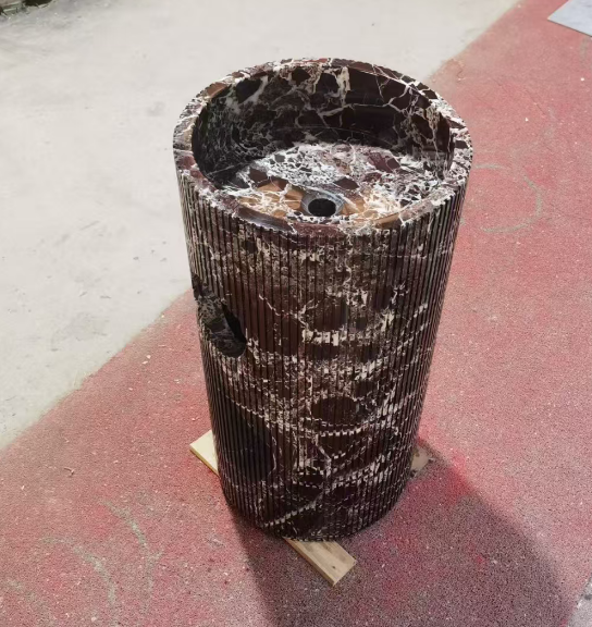 Rosso Levanto Marble Sink 